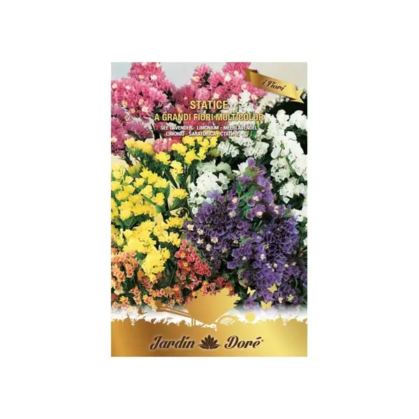 Set 4 x Seminte Flori, Saraturica, Statice Grandi Fiori, Amestec Multicolor, 0.5 g