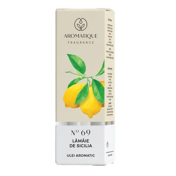 Set 4 x Ulei Aromat, Aromatique Lamaie de Sicilia, 10 ml, Ambalat la Cutie