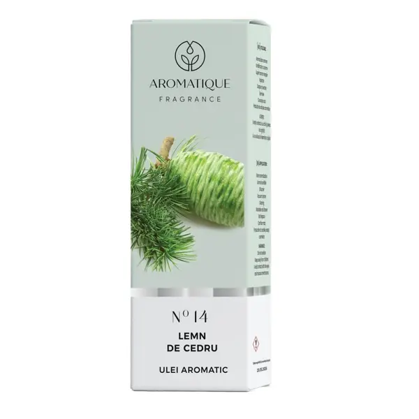 Set 4 x Ulei Aromat, Aromatique Lemn de Cedru, 10 ml, Ambalat la Cutie