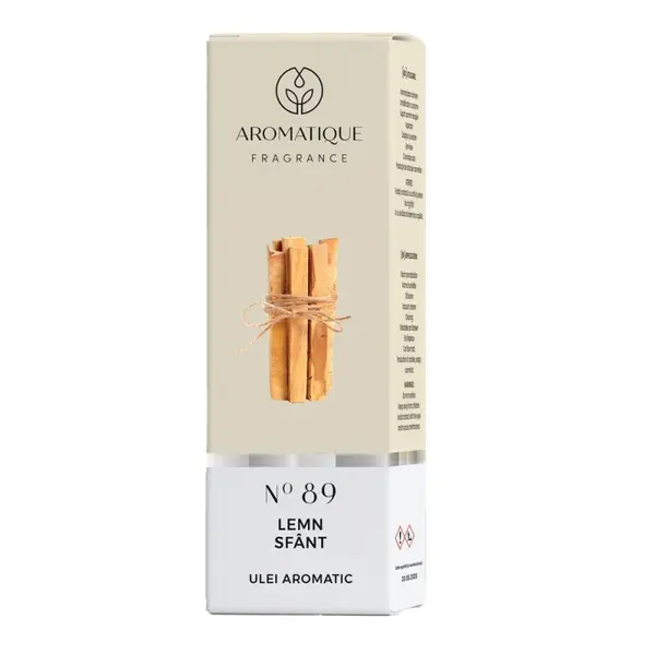 Set 4 x Ulei Aromat, Aromatique Lemn Sfant, 10 ml, Ambalat la Cutie