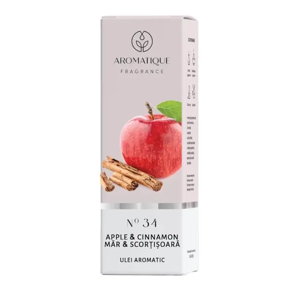 Set 4 x Ulei Aromat, Aromatique Mar si Scortisoara, 10 ml, Ambalat la Cutie