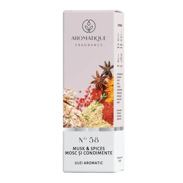 Set 4 x Ulei Aromat, Aromatique Mosc si Condimente, 10 ml, Ambalat la Cutie