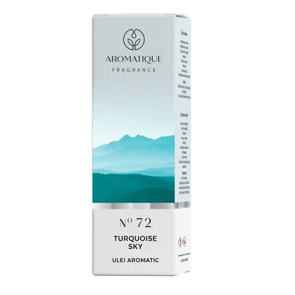 Set 4 x Ulei Aromat, Aromatique Turquoise Sky, 10 ml, Ambalat la Cutie