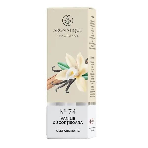Set 4 x Ulei Aromat, Aromatique Vanilie si Scortisoara, 10 ml, Ambalat la Cutie