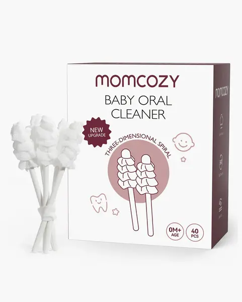Set 40 betisoare din bumbac pentru bebelusi Momcozy