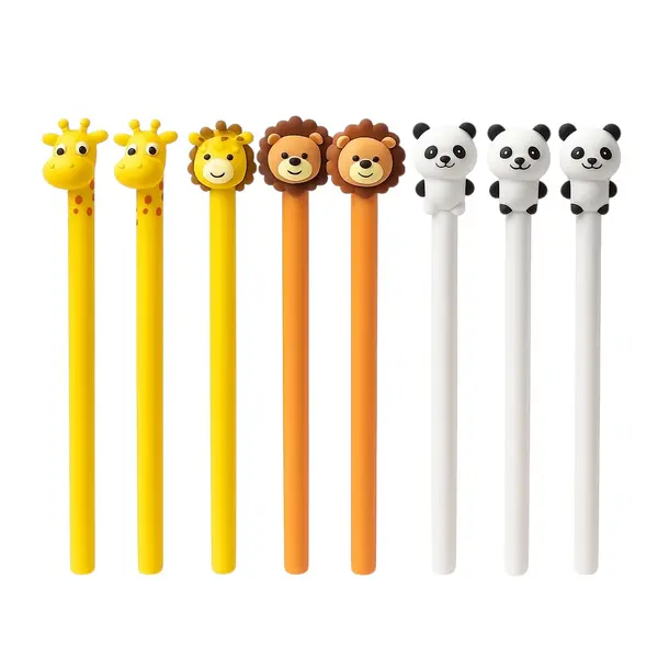 Set 48 Pixuri Animale Happy Every Day - Girafa, Leu, Vacuta - Pixuri Copii
