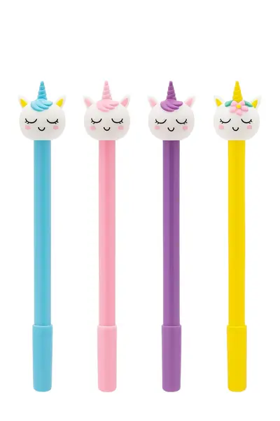 Set 48 pixuri Unicorn colorate - Cap 3D amuzant, display Good Life, culori mixte