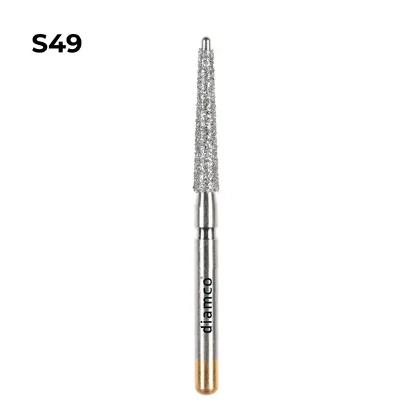 Set 5+1 Freze cilindrice con invers rotunjit diamantate aliaj rodium-platina - S49