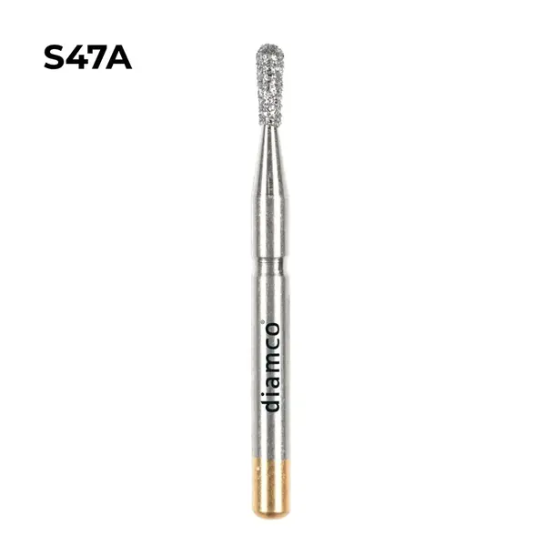 Set 5+1 Freze cilindrice con invers rotunjit diamantate aliaj rodium-platina - S47A