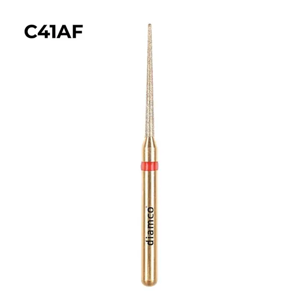 Set 5+1 Freze diamantate fine pentru finisare, aliaj rodium-platina - C41AF
