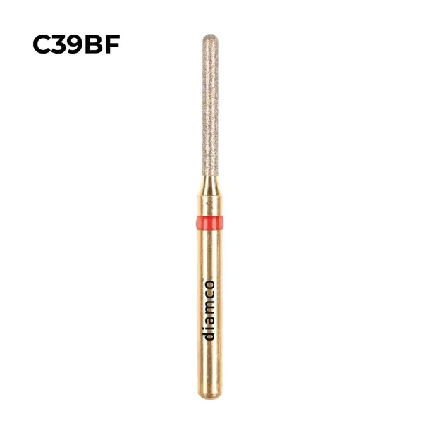 Set 5+1 Freze diamantate fine pentru finisare, aliaj rodium-platina - C39BF