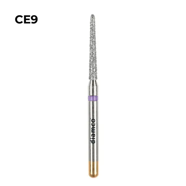 Set 5+1 Freze diamantate pentru finisare ceramica si zirconiu aliaj rodium-platina - CE9
