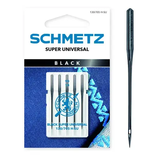 Set 5 ace de brodat, anti-glue, finete 90, Schmetz 130/705 H-SU VDS
