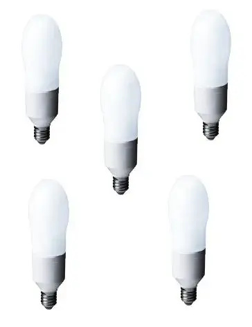 Set 5 becuri economice Panasonic EFA24E672V-5, putere lampa 24W, echivalent pentru incandescenta 98W