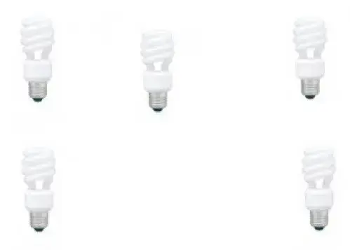 Set 5 becuri economice Panasonic EFD14E27HD3E-5, putere lampa 14W, echivalent pentru incandescenta 75W