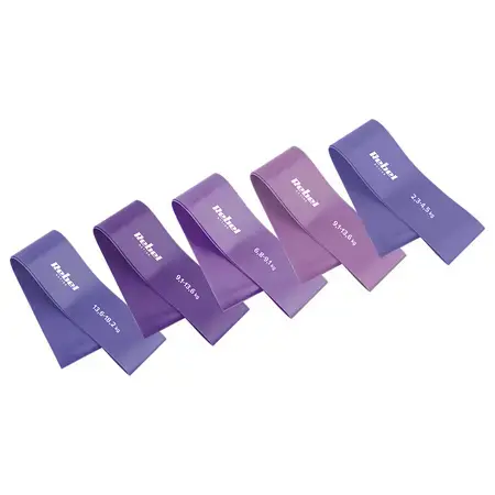 Set 5 benzi elastice REBEL ACTIVE MINI BAND, latex, 2-18KG