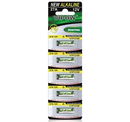 Set 5 buc baterie alcalina LR27A, 12V, Volt Polska BAT0068B-x5