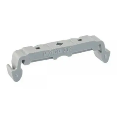 Set 5 bucati adaptor ( picior ) de montaj gri Wago 209-120