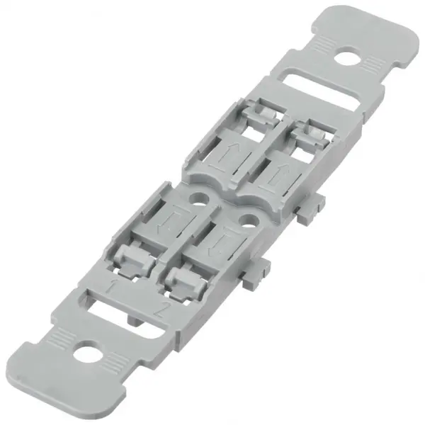 Set 5 bucati suporti pentru 2 cleme prelungire cabluri Wago cu prindere pe sina Wago 221-2502