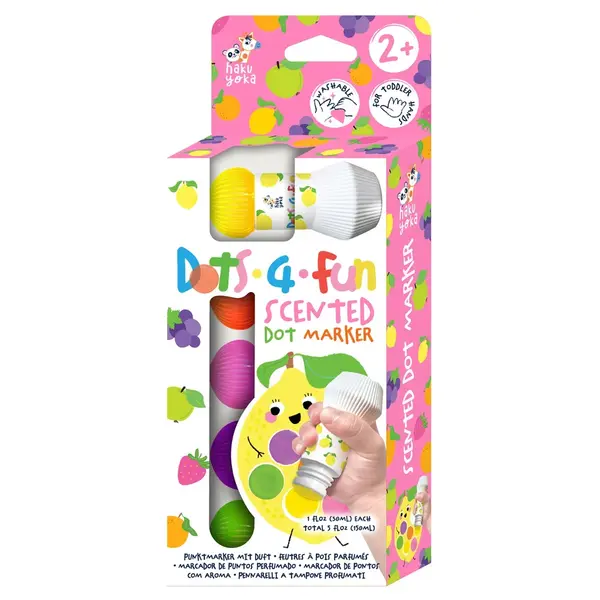 Set 5 carioci lavabile, Avenir, Dots4Fun, Haku Yoka