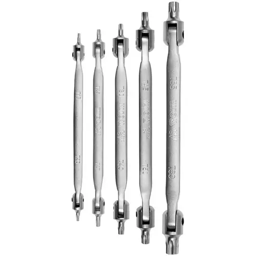 Set 5 chei cu articulatie Yato YT-05320 T15-T60