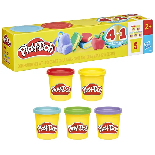 Set 5 cutii plastelina - Play-Doh | Play-Doh