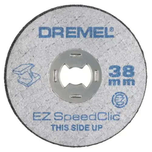 Set 5 discuri de taiere pentru metal Dremel SpeedClic SC456, 38 mm