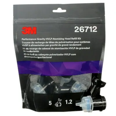 Set 5 duze gravitationale albastre, 1.2mm, pentru pistolul de vopsit 3M Performance Spray Gun