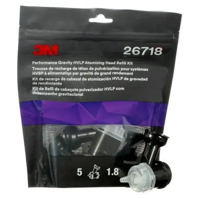Set 5 duze gravitationale albe, 1.8mm, pentru pistolul de vopsit 3M Performance Spray Gun