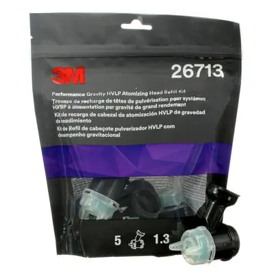Set 5 duze gravitationale verzi, 1.3mm, pentru pistolul de vopsit 3M Performance Spray Gun