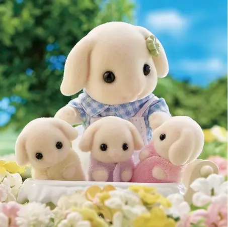 Set 5 figurine - Familia Iepurasilor Flora | Epoch