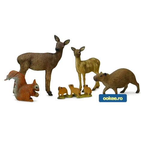 Set 5 figurine Lumea Padurii Collecta