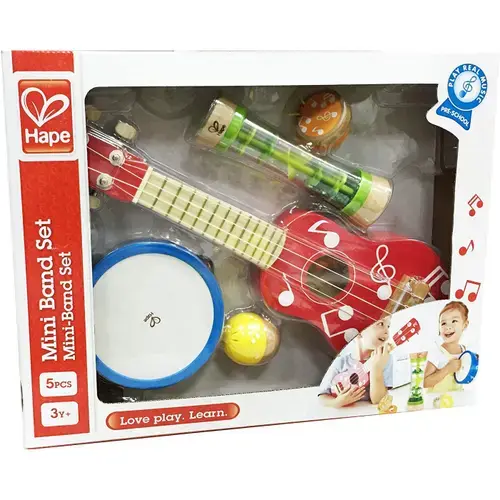 Set 5 jucarii Hape - Mini formatie