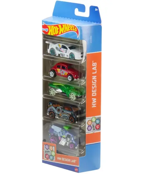 Set 5 masini - Hot Wheels - Design Lab | Mattel