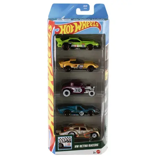 Set 5 Masini Hot Wheels Hw Retro Racers