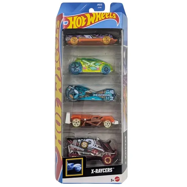 Set 5 masinute Hot Wheels, 2026 X-Raycers, JKG15