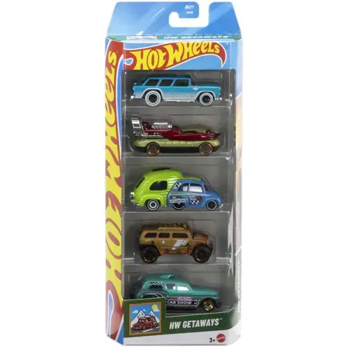 Set 5 masinute Hot Wheels - HW Getaways