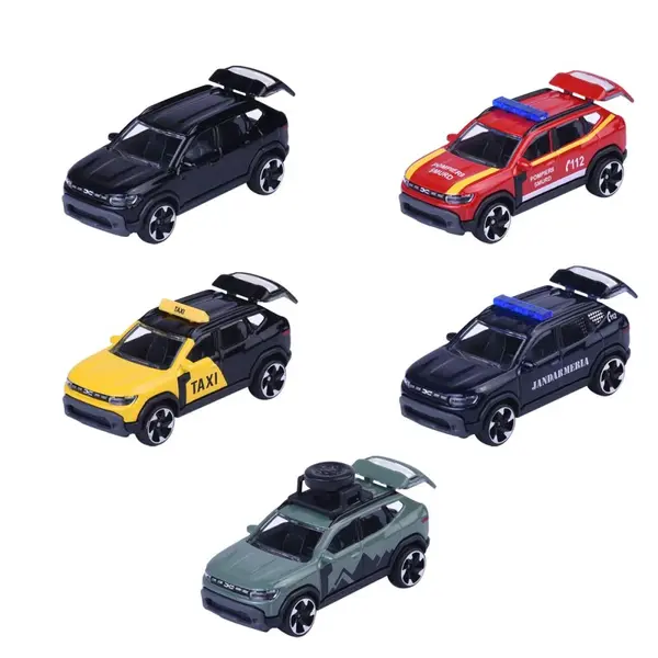 Set 5 masinute - Majorette Dacia Duster, scara 1:64 | Majorette