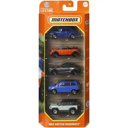 Set 5 masinute Matchbox MBX, British Roadways, scara 1:64