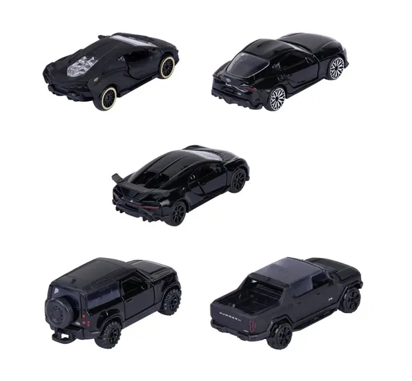 Set 5 masinute metalice Majorette - Black Edition 2.0 | Majorette