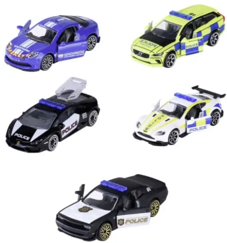 Set 5 masinute metalice - Rescue World | Majorette