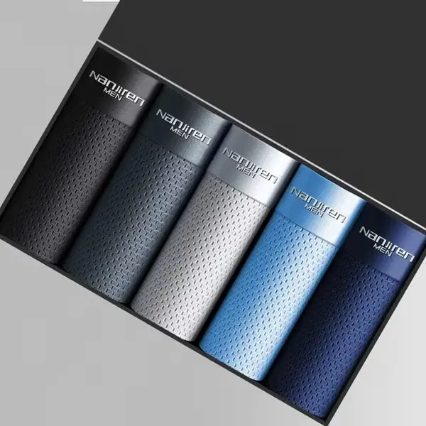 Set 5 perechi de boxeri pentru barbati, CH014, Multicolor