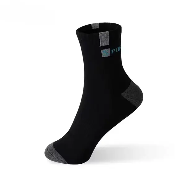 Set 5 perechi de sosete pentru barbati, SS224, negru/gri, marime universala (39-43)