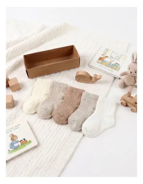 Set 5 perechi sosete Colors babys