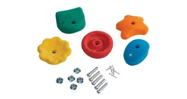 Set 5 pietre de catarat escalada mici KBT, culori asortate