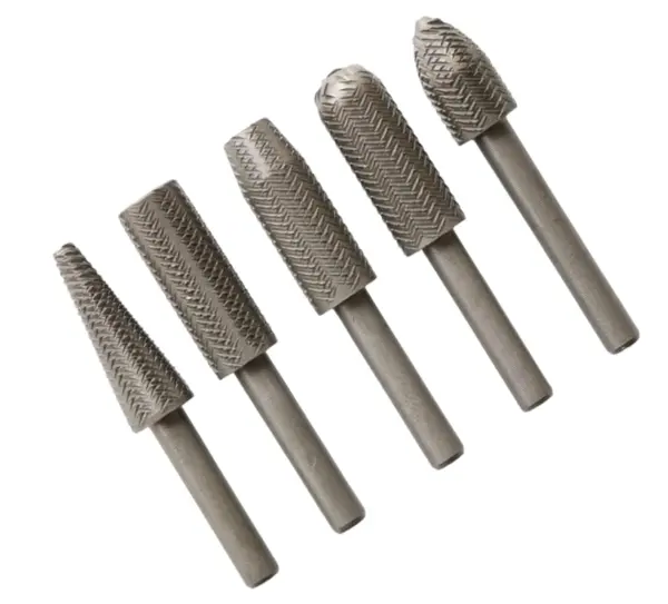 Set 5 pile rotative aliaj de otel 6 mm pentru lemn si plastic
