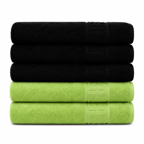 Set 5 Prosoape Premium 100% Bumbac, Moi, Pufoase si Foarte Absorbante