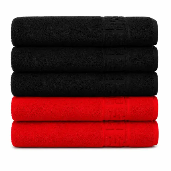 Set 5 Prosoape Premium 100% Bumbac, Moi, Pufoase si Foarte Absorbante