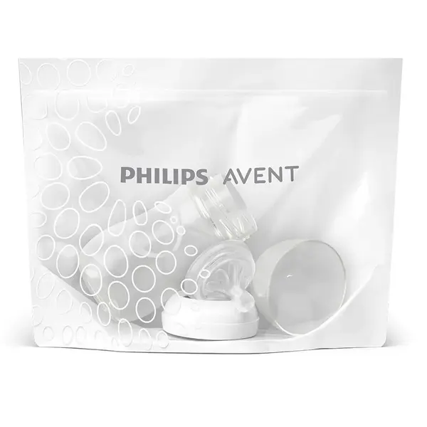 Set 5 pungi de sterilizare la microunde Avent 125 ml