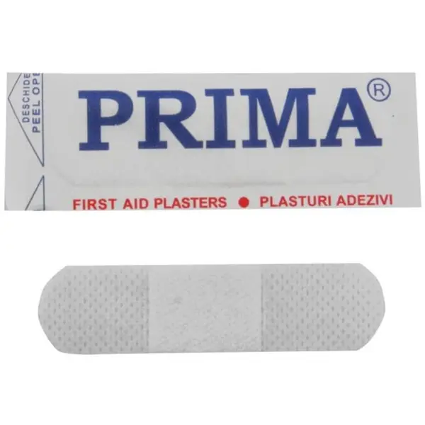 Set 5 x 100 Plasturi Hipoalergenici din Hartie, 19 mm x 72 mm, Prima, pentru Piele Sensibila